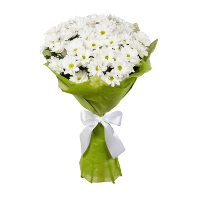 Пышный букет из хризантем – элегантность в каждом лепестке Бугульма Республика Татарстан